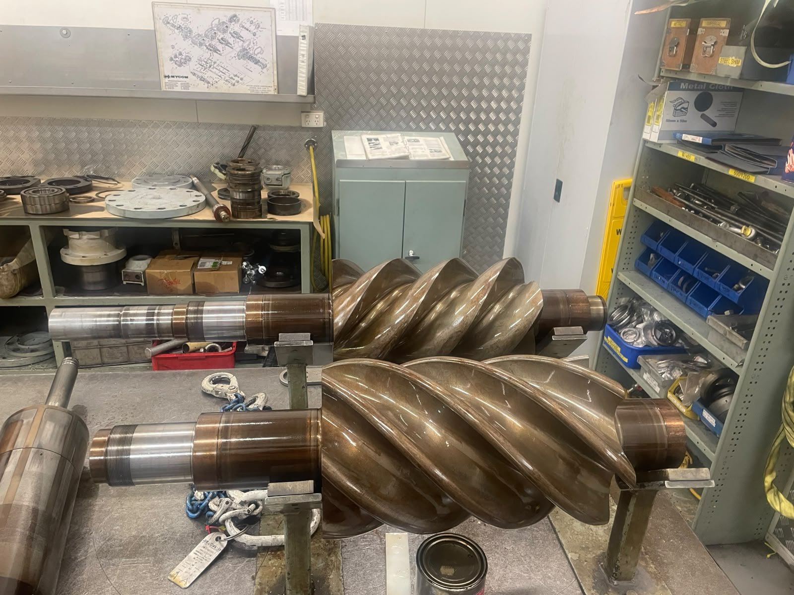 Industrial Compressor Setup
